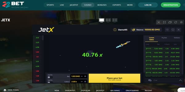 22bet JetX