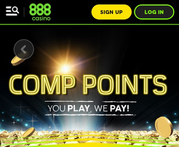 888casino comp points offer