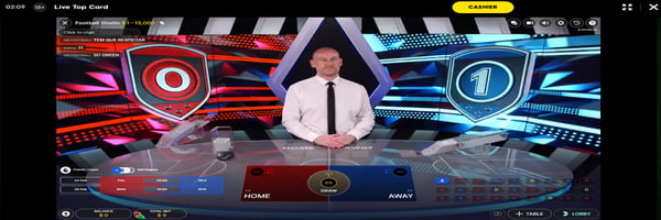 888casino Football Studio live casino