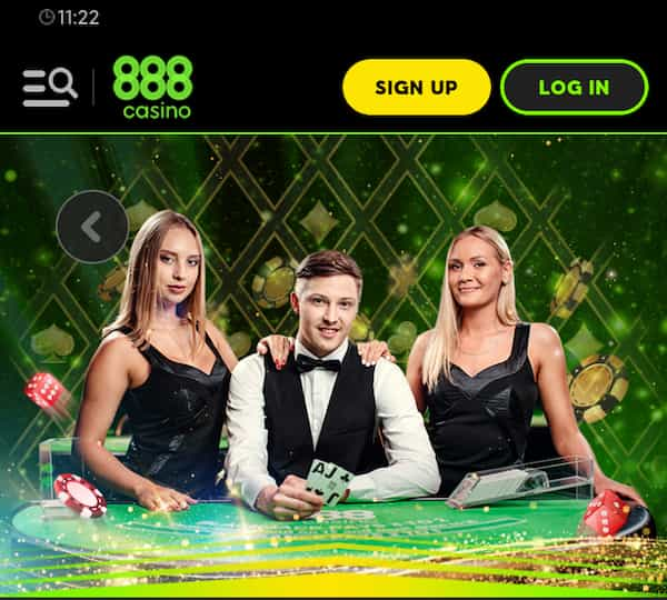 888Casino Live Casino Offer