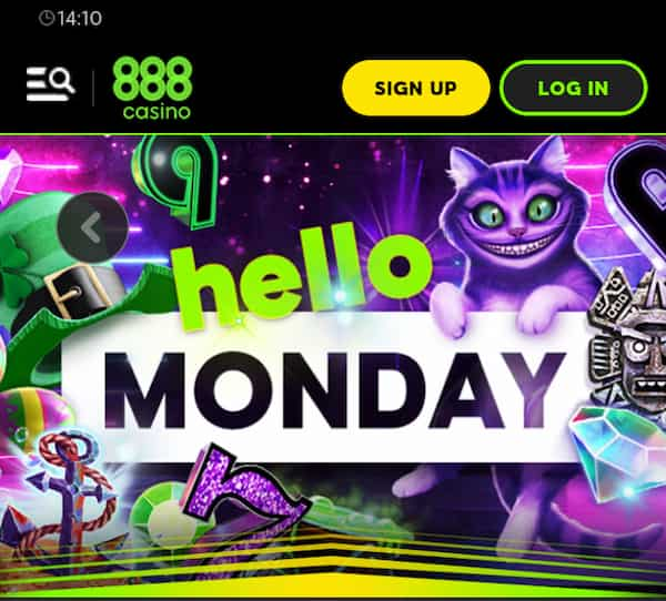 888casino Monday Motivation Offer