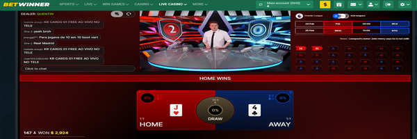 Betwinner Football Studio live casino