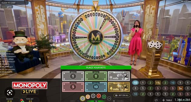 Monopoly Live Casino Page