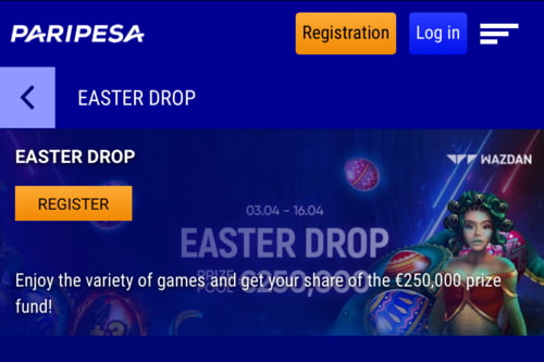 Paripesa Easter Drop