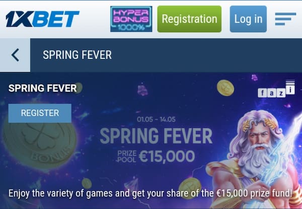 1xBet Spring Fever