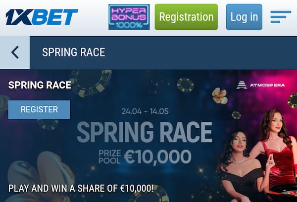 1xBet Spring Race