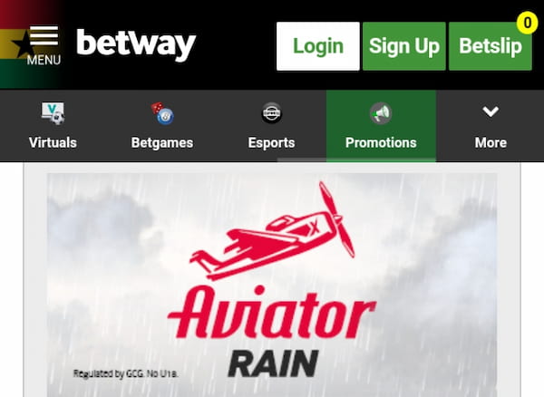 Betway Aviator Rain