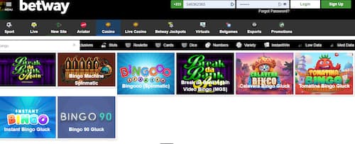 Online bingo Betway