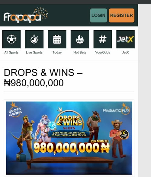 Frapapa Drops & Wins