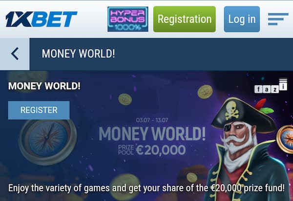 1xBet Money World