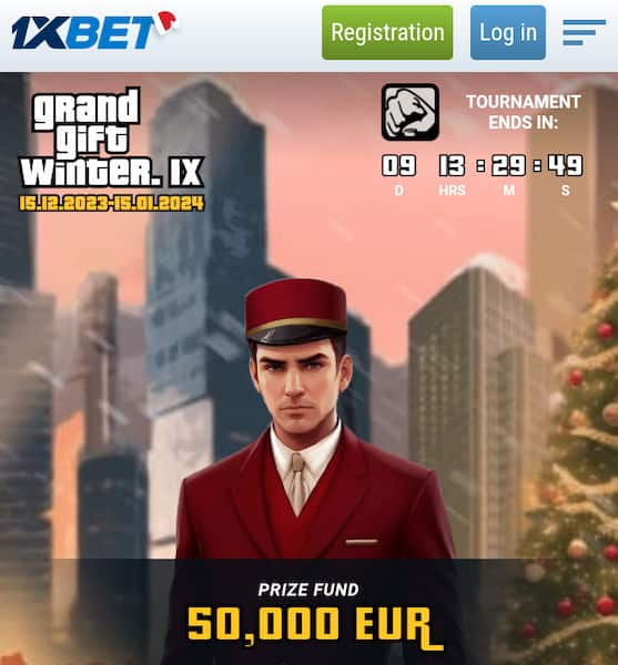 1xBet Grand Gift Winter