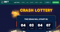 22bet Crash Lottey Promo Banner