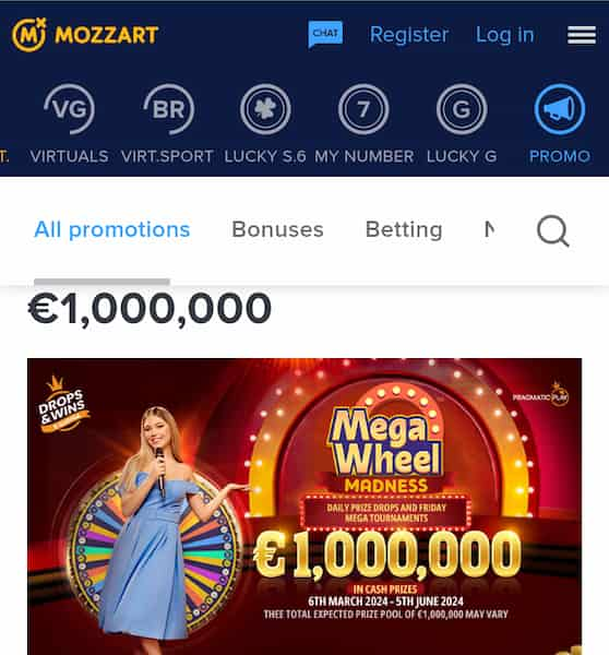 Mozzartbet Mega Wheel Madness